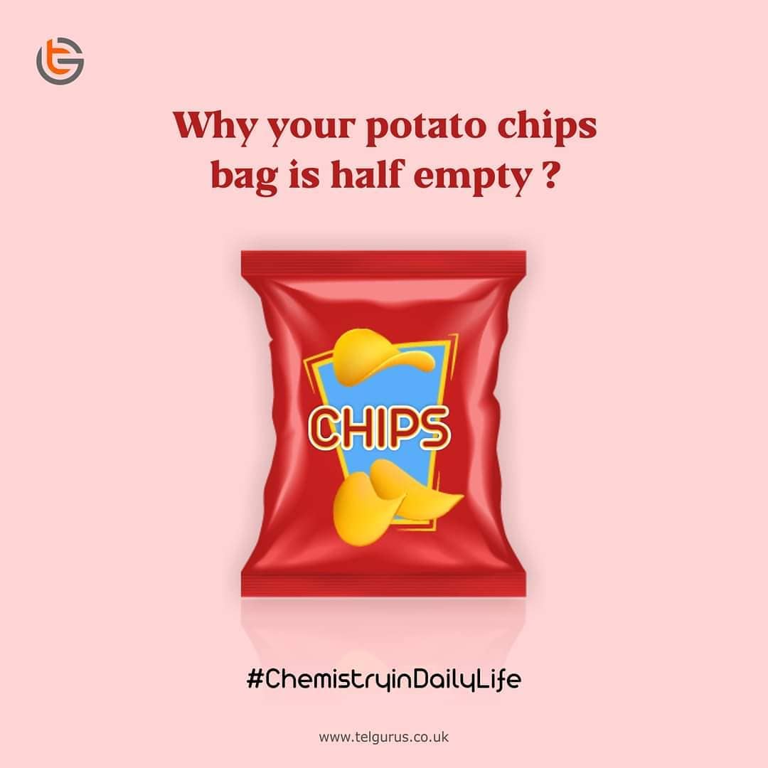why chips half packet is emptey