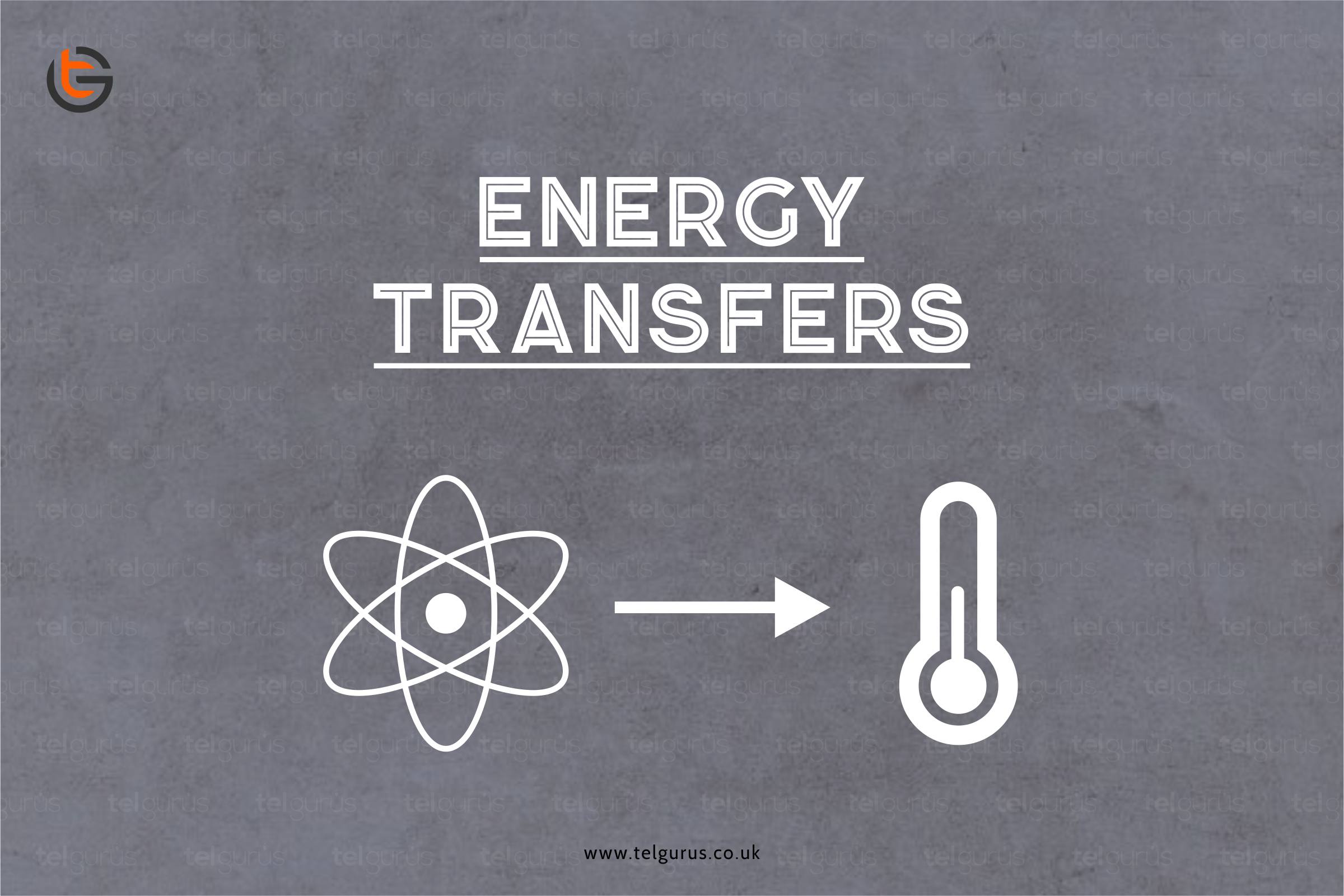 What are the different ways that energy can be transferred?
