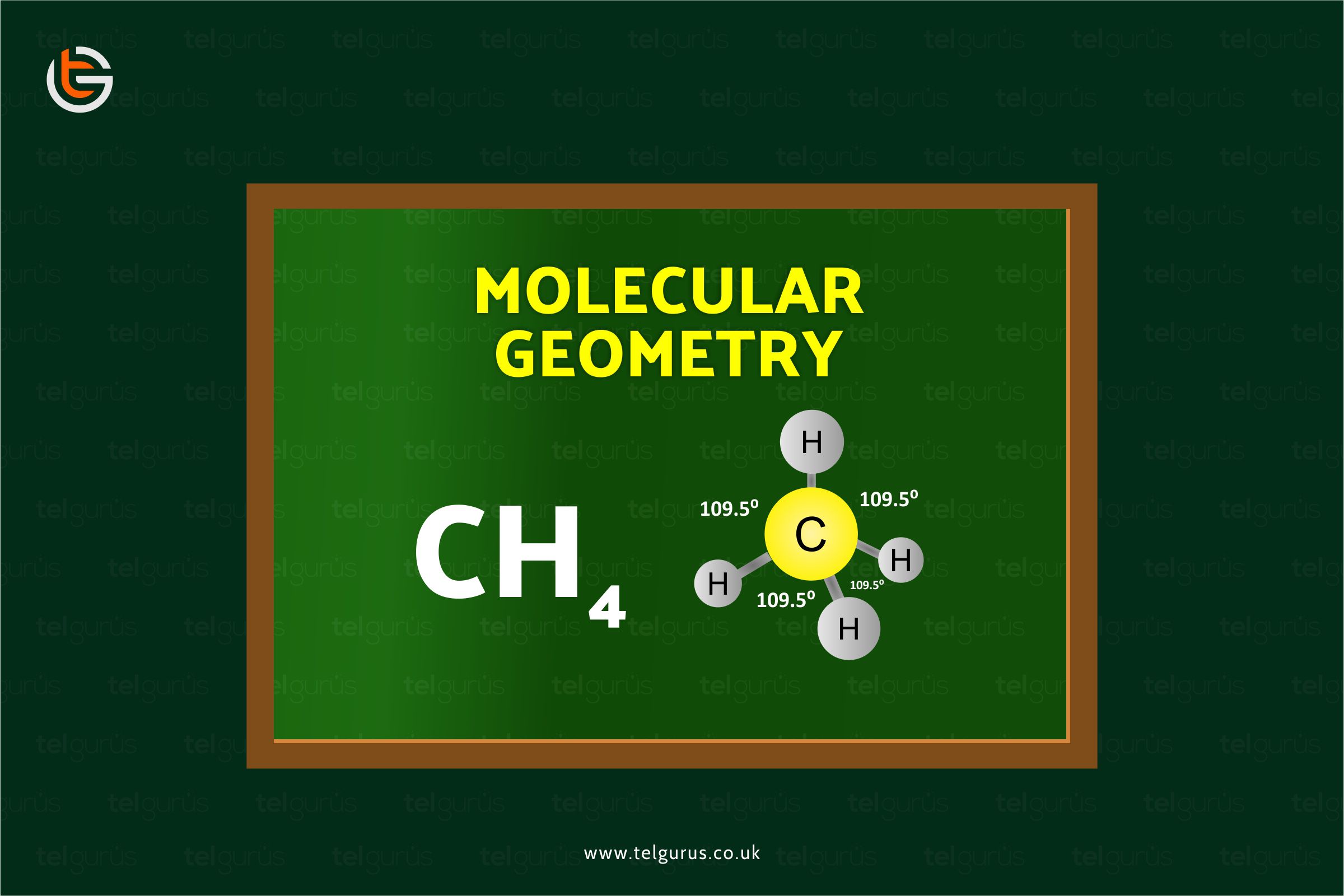 Explain the molecular structure of CH4